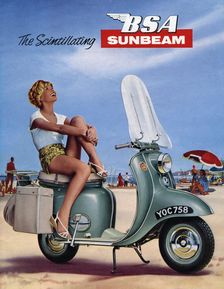 1964 BSA Sunbeam scooter brochure. Creator: Unknown