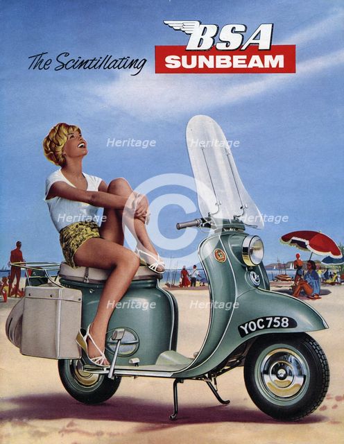 1964 BSA Sunbeam scooter brochure. Creator: Unknown.
