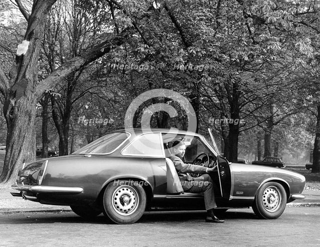 1964 Gordon Keeble with driver . Creator: Unknown.