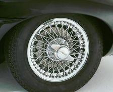 1964 Jaguar E type 3.8 chrome wire wheel