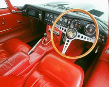 1964 Jaguar E type 3.8 interior