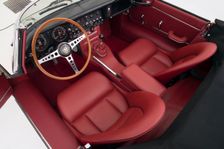 1964 Jaguar E type Series 1 drophead coupe. Creator: Unknown