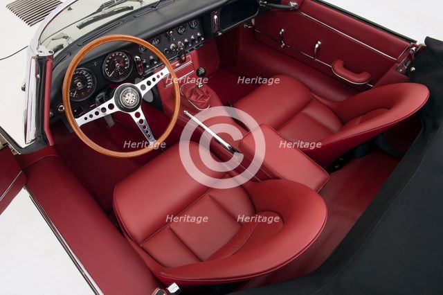 1964 Jaguar E type Series 1 drophead coupe. Creator: Unknown.