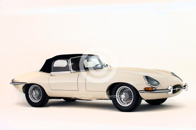 1964 Jaguar E type Series 1 drophead coupe. Creator: Unknown.