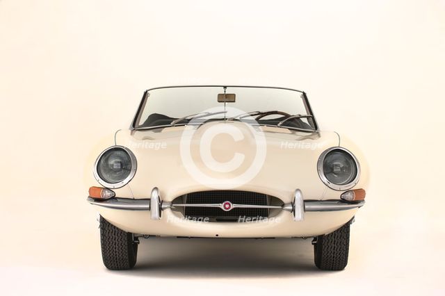 1964 Jaguar E type Series 1 drophead coupe. Creator: Unknown.