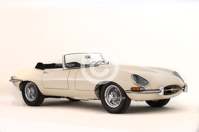 1964 Jaguar E type Series 1 drophead coupe. Creator: Unknown.