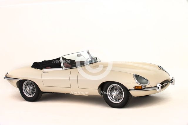 1964 Jaguar E type Series 1 drophead coupe. Creator: Unknown.