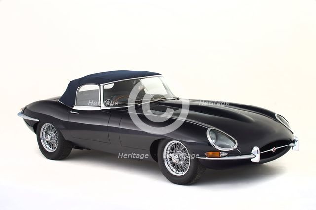 1965 Jaguar E type S1 Drophead Coupe. Creator: Unknown.