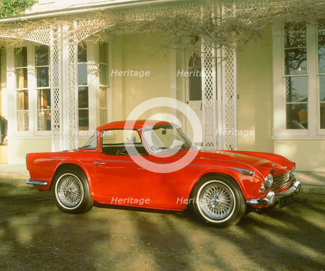 1966 Triumph TR4 A. Artist: Unknown.