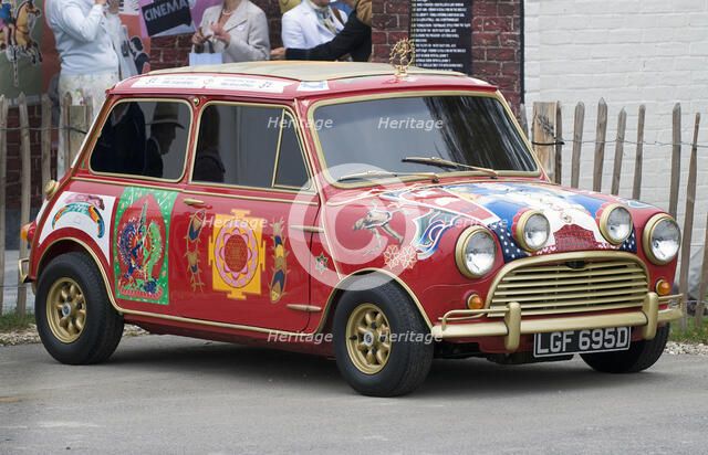 1966 Austin Mini Cooper S owned by Beatle George Harrison Artist: Unknown.