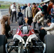 1966 Ferrari 312 Formula 1 engine. Creator: Unknown