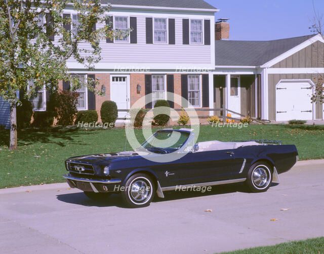 1966 Ford Mustang 289 convertible. Artist: Unknown.