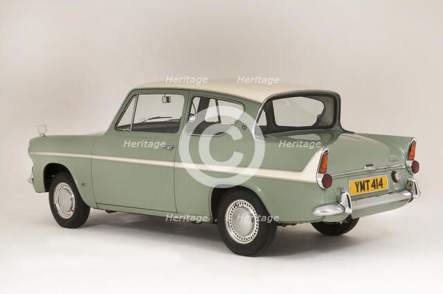 1966 Ford Anglia Super 105E Artist: Unknown.