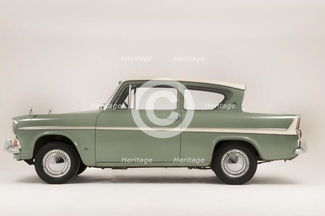 1966 Ford Anglia Super 105E Artist: Unknown.