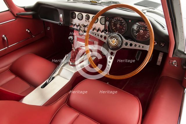 1966 Jaguar E type Series 1 fixed head coupe. Creator: Unknown.