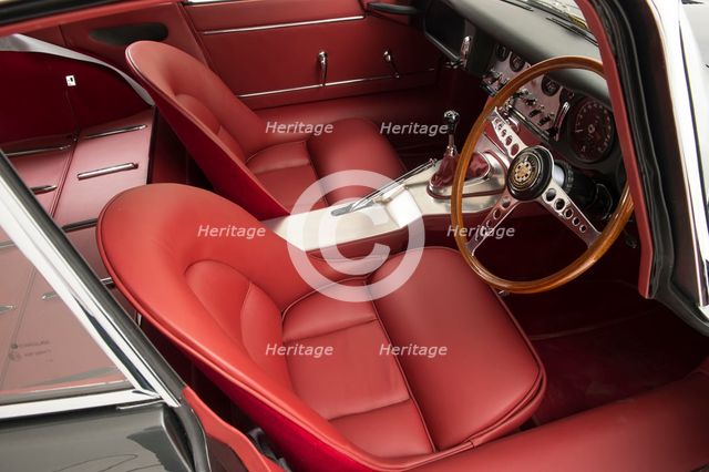 1966 Jaguar E type Series 1 fixed head coupe. Creator: Unknown.