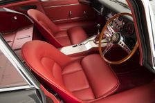 1966 Jaguar E type Series 1 fixed head coupe. Creator: Unknown