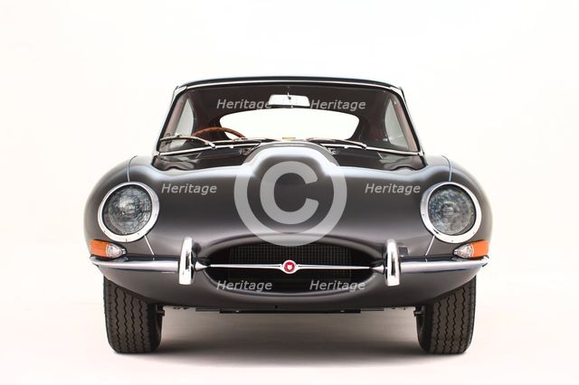 1966 Jaguar E type Series 1 fixed head coupe. Creator: Unknown.