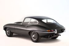 1966 Jaguar E type Series 1 fixed head coupe. Creator: Unknown