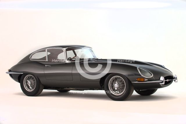 1966 Jaguar E type Series 1 fixed head coupe. Creator: Unknown.