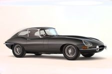 1966 Jaguar E type Series 1 fixed head coupe. Creator: Unknown