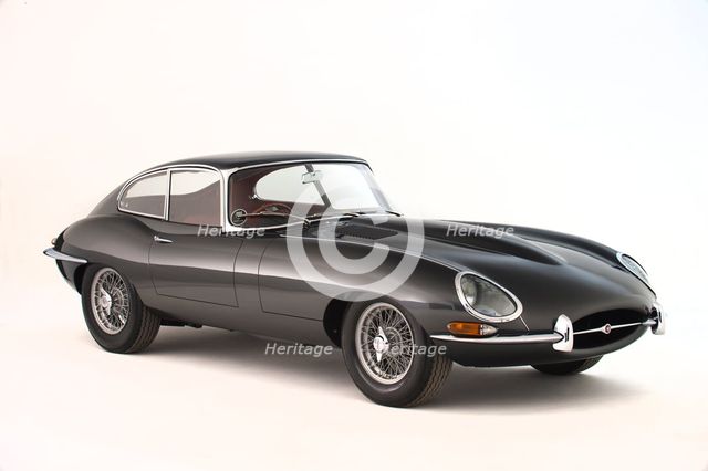 1966 Jaguar E type Series 1 fixed head coupe. Creator: Unknown.