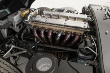 1966 Jaguar E type Series 1 fixed head coupe. Creator: Unknown