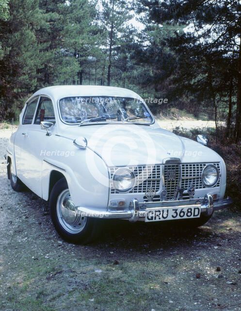 1966 Saab 96. Artist: Unknown.