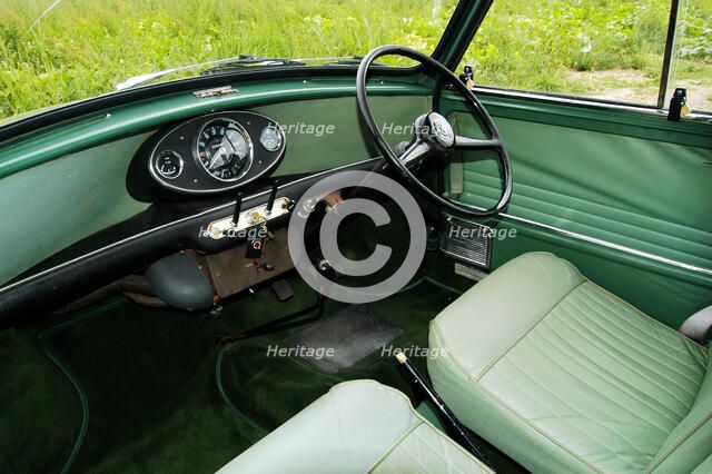 1967 Austin Mini estate interior. Artist: Unknown.
