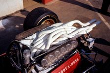 1967 Ferrari 312 Formula 1 engine. Creator: Unknown