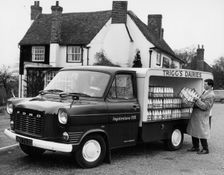 1967 Ford Transit milk float. Creator: Unknown