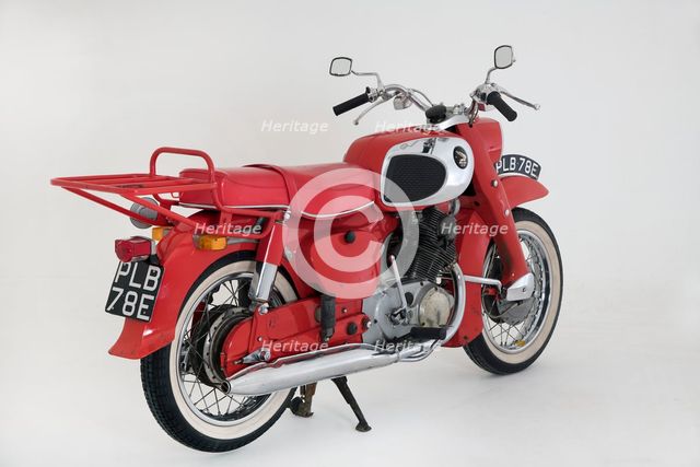 1967 Honda C77 motorcycle. Creator: Unknown.