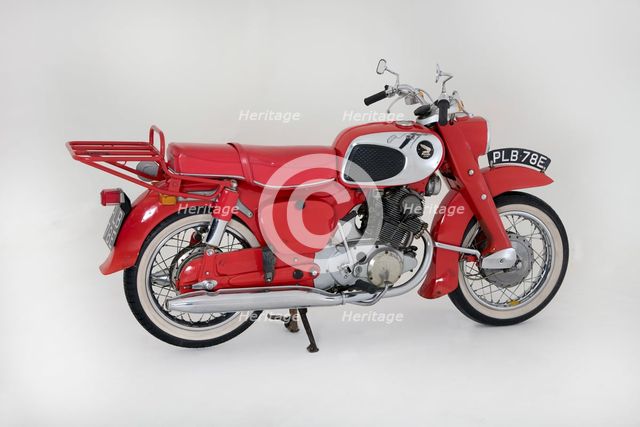 1967 Honda C77 motorcycle. Creator: Unknown.