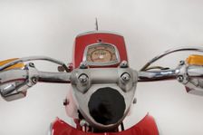1967 Honda C77 motorcycle. Creator: Unknown