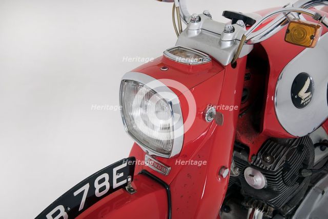 1967 Honda C77 motorcycle. Creator: Unknown.