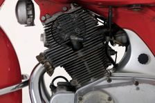 1967 Honda C77 motorcycle. Creator: Unknown