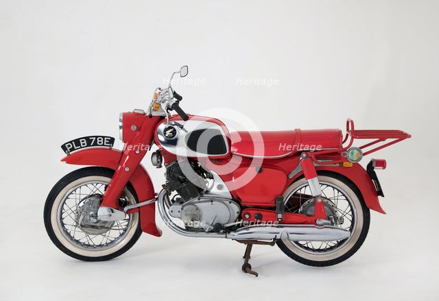 1967 Honda C77 motorcycle. Creator: Unknown.