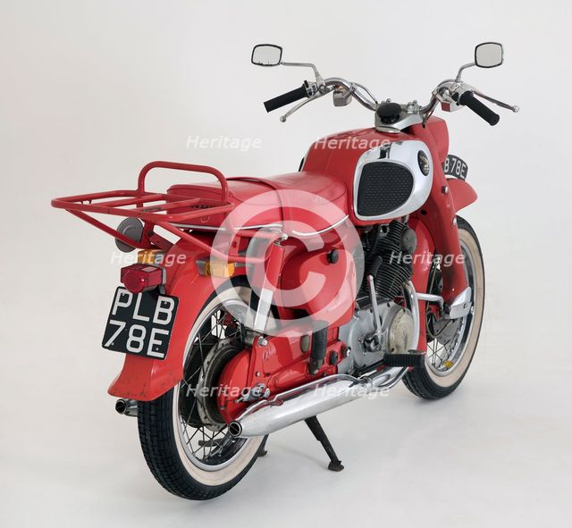 1967 Honda C77 motorcycle. Creator: Unknown.
