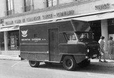 1967 Land Rover Security van in Geneva, Switzerland. Creator: Unknown