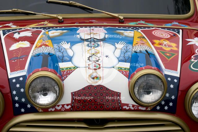 1968 Austin Mini Cooper S owned by Beatle George Harrison Artist: Unknown.