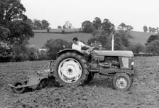 1968 BMC Nuffield 4-65 tractor. Creator: Unknown