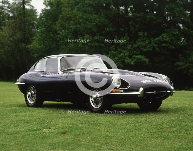 1968 Jaguar E type 4.2 Fixed Head Coupe Artist: Unknown.
