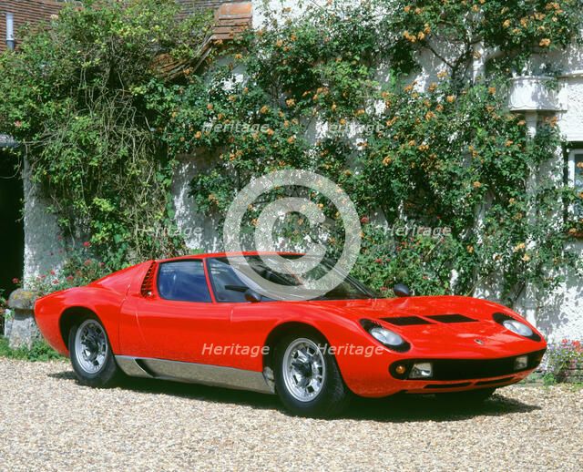 1968 Lamborghini Miura P400. Artist: Unknown.