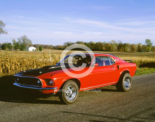 1969 Ford Mustang Mach 1. Artist: Unknown.