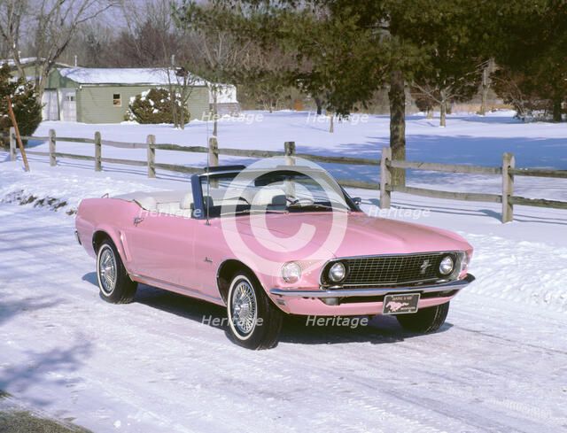 1969 Ford Mustang Playboy. Artist: Unknown.