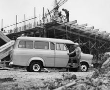 1970 Ford Transit crewbus. Creator: Unknown