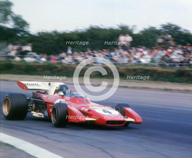 1971 Ferrari 312 B2, Jackie Ickx, 1971 British GP. Artist: Unknown.