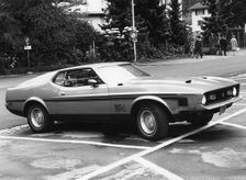 1972 Ford Mustang Mach 1. Creator: Unknown