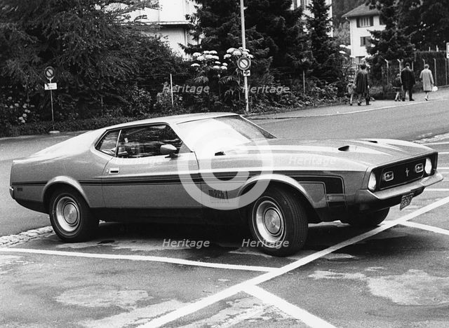 1972 Ford Mustang Mach 1. Creator: Unknown.
