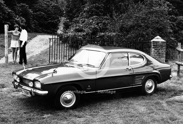 1972 Ford Capri 1600L. Creator: Unknown.